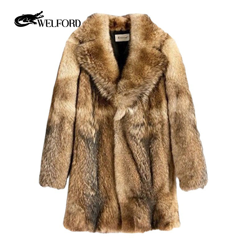 Men's mink coat