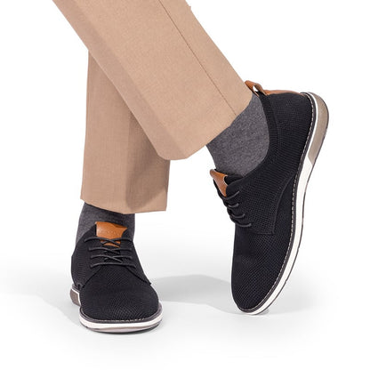 Men's Knitted Oxford Casual Dress Shoes