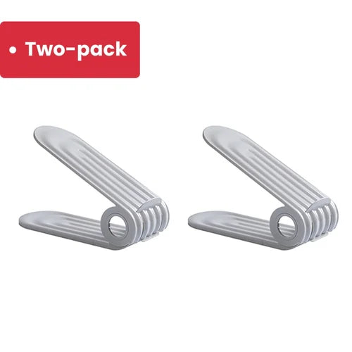 Multi-layer adjustable shoe rack folding double-layer shoe bracket