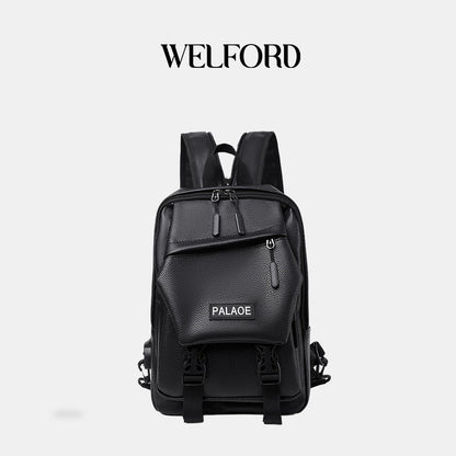 New men's casual backpack chest bag