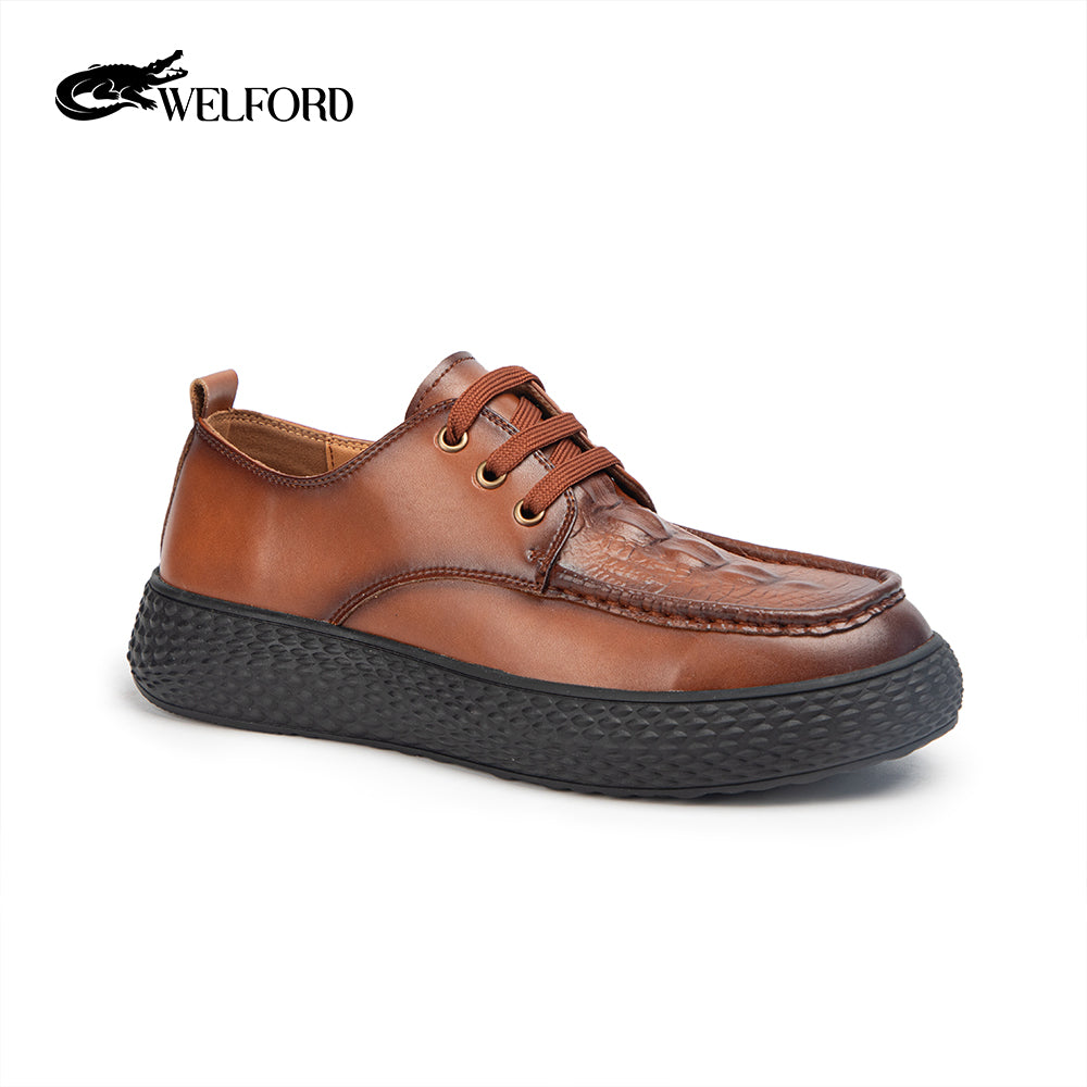 Italian classic men's crocodile loafers