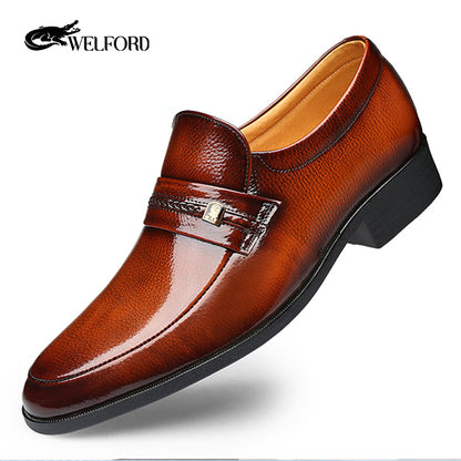 Italian soft leather handmade business loafers