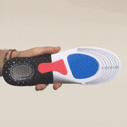 High elastic silicone increased sweat absorption, shock absorption and non-slip sports insoles