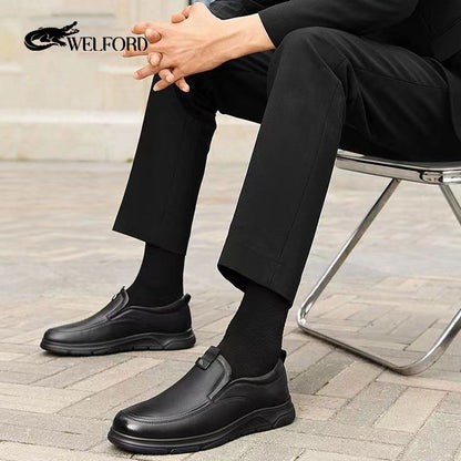 Men's fashionable business casual leather shoes
