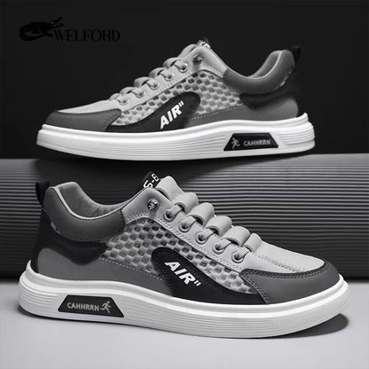 Italy fashionable mesh hollow casual shoes