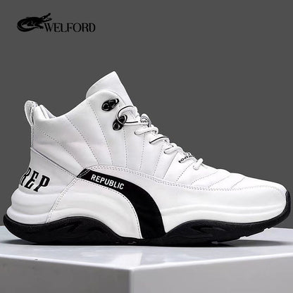 New style cowhide sneakers