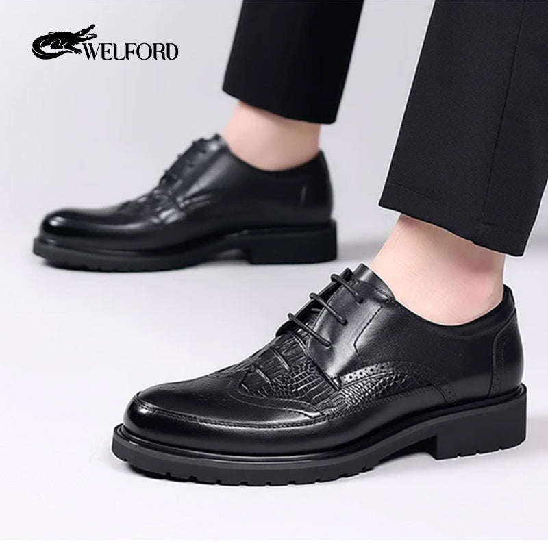 Men's business formal leather shoes