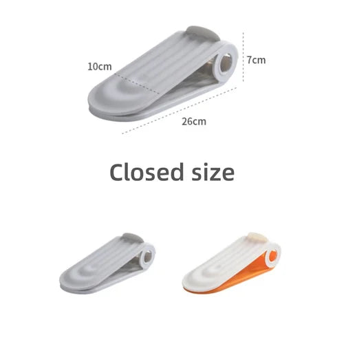 Multi-layer adjustable shoe rack folding double-layer shoe bracket