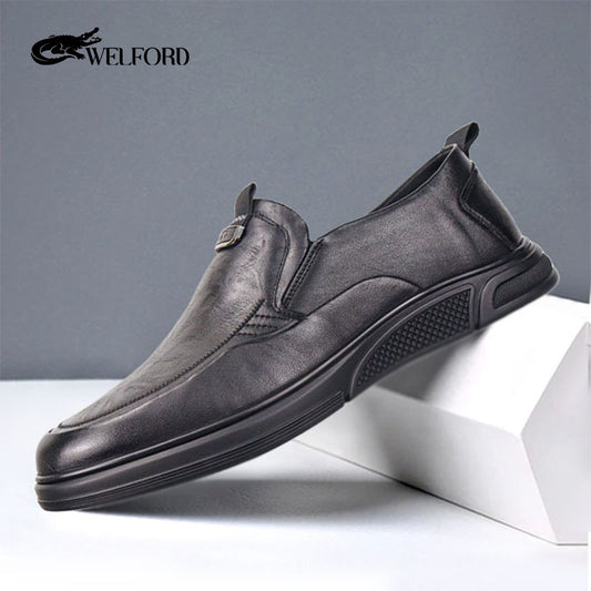 Men's fashionable business casual leather shoes