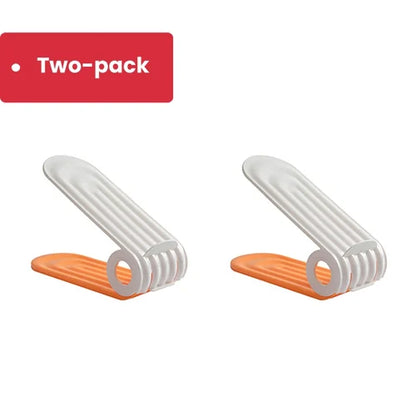 Multi-layer adjustable shoe rack folding double-layer shoe bracket