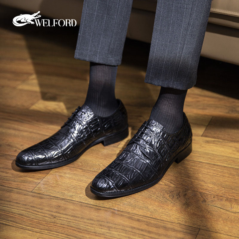 Men's business formal leather shoes