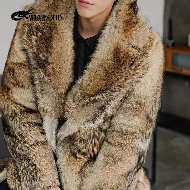 Men's mink coat