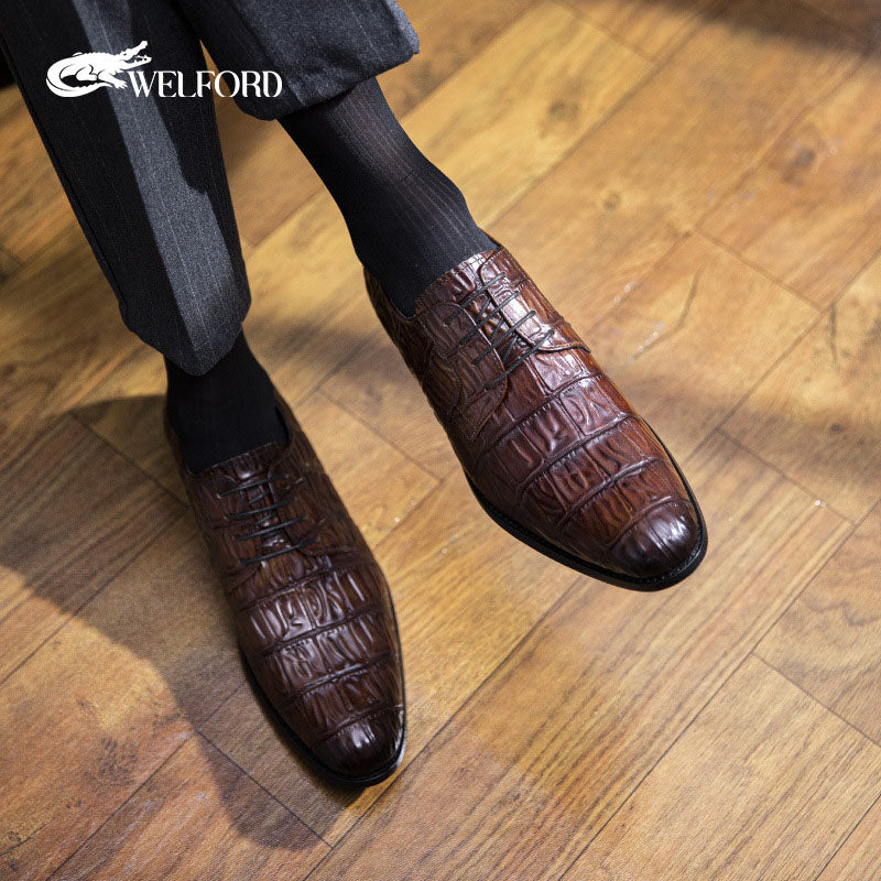 Men's business formal leather shoes