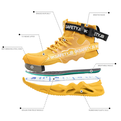 Breathable Fashion Anti-smash Insulated Safety Shoes
