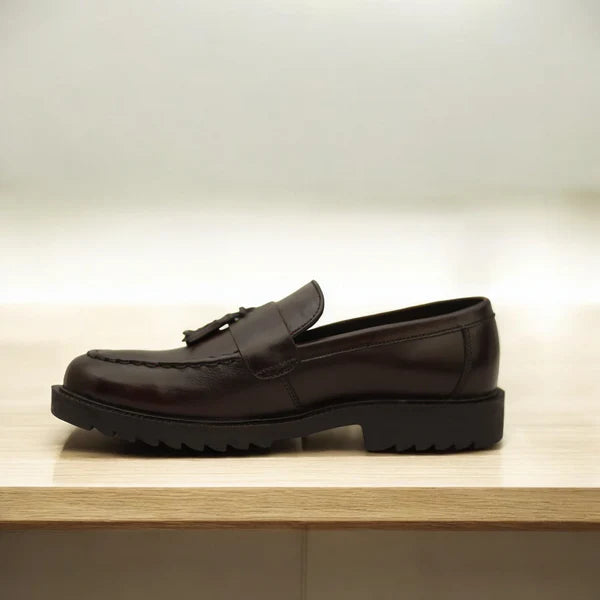 Brown Tussle Chunky Loafers