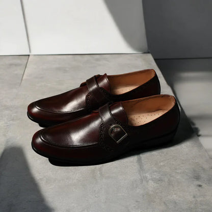 Burgendy Premium Cow leather loafers