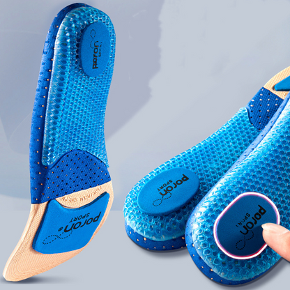 Men's Shock Absorbing Sweat Breathable Sports Insoles