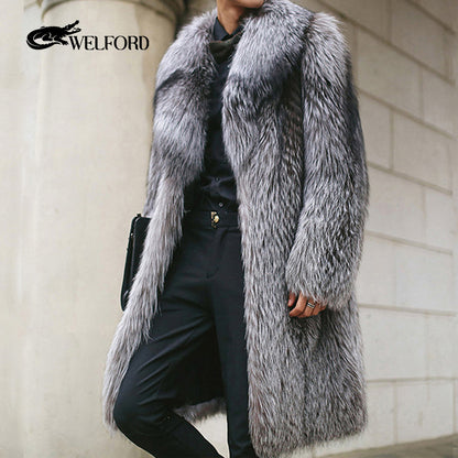 Men's full mink fur coat