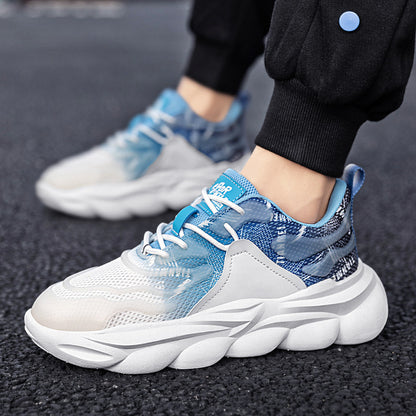 Men's low top breathable mesh sneakers