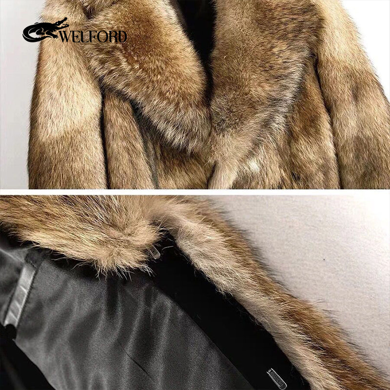 Men's mink coat