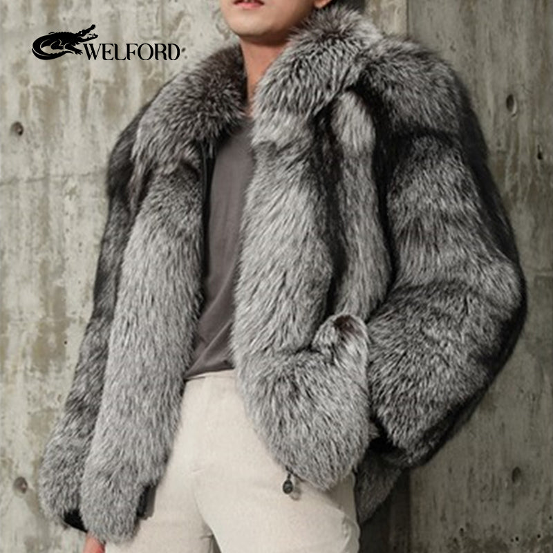 New fox fur jacket