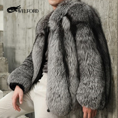 New fox fur jacket