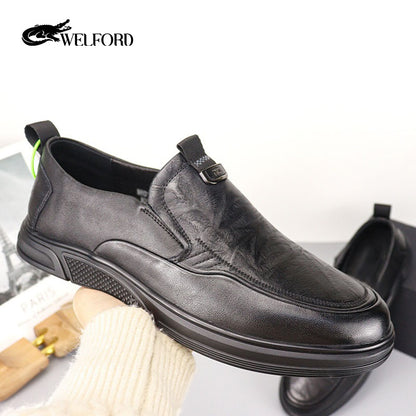 Men's fashionable business casual leather shoes