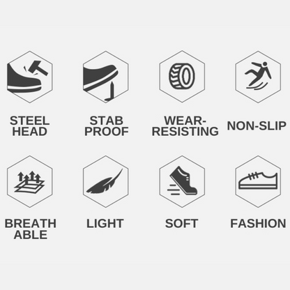 Breathable Anti-smash Insulated Safety Shoes