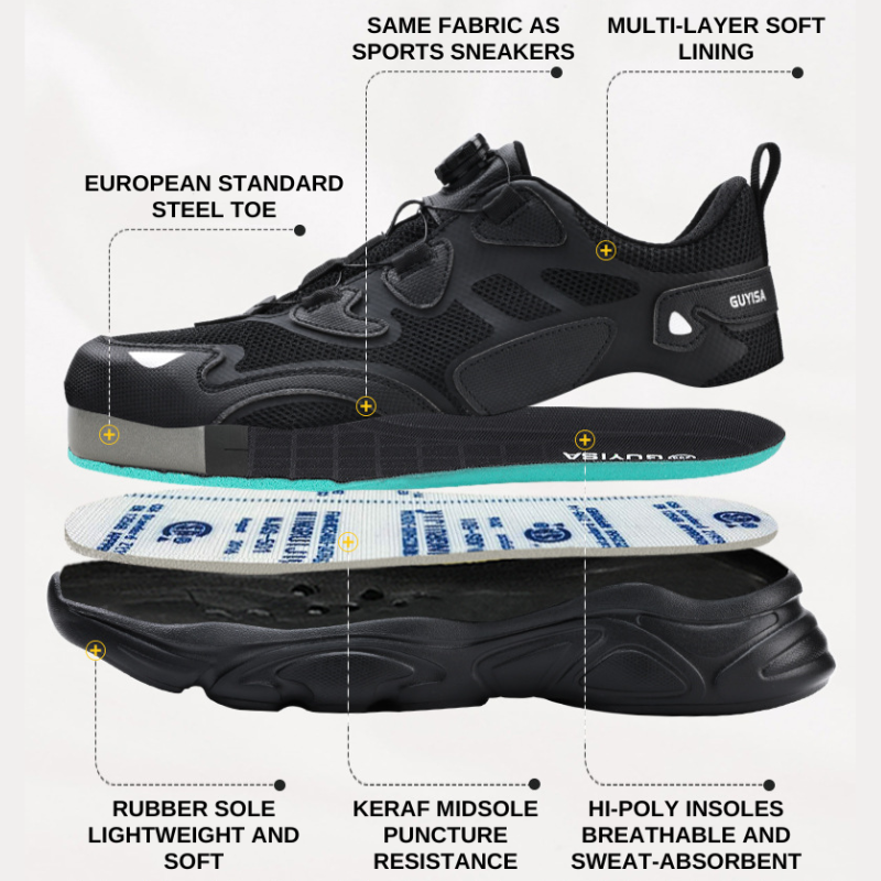 Breathable Anti-smash Insulated Safety Shoes