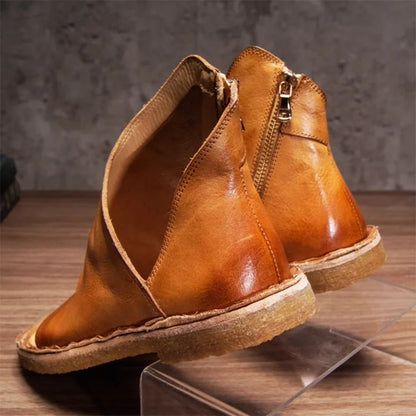 Handmade retro sandal boots
