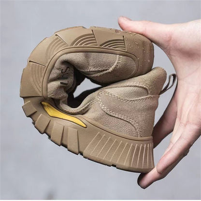 Lightweight  Low-heeled Steel Toe Labor Safety Work Shoes