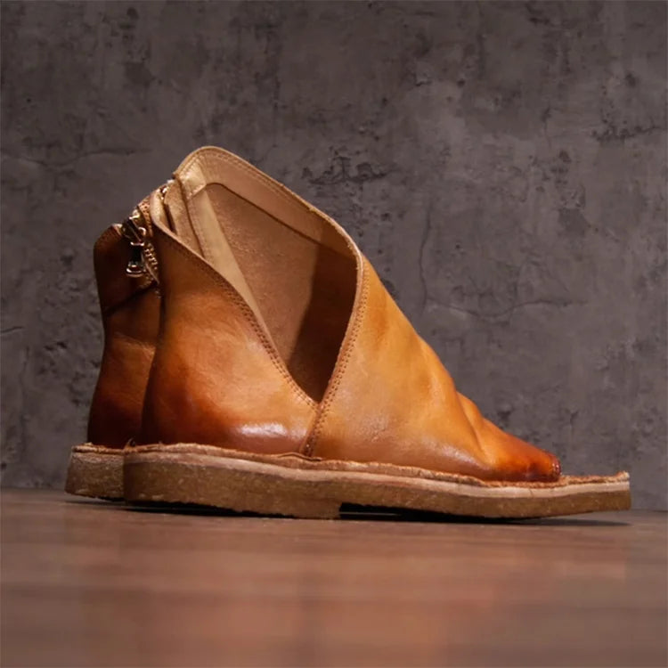 Handmade retro sandal boots
