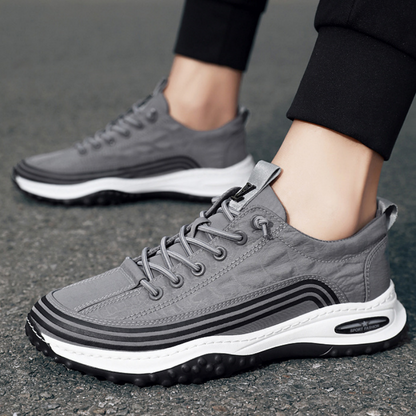 Men's Crocodile Pattern Soft Thick Sole Sports Casual Sneakers